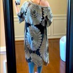 Rebellion Again, large black/white lace cardigan